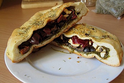 Gef&uuml;llte Focaccia 4