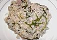 Risotto mit Rucola und Prosciutto