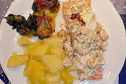 Überbackener Lachs 1