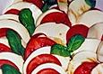 Mozarella mit Tomaten