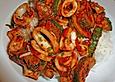 Calamari mit Koriander und Ingwer