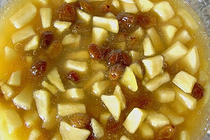 Apfelgr&uuml;tze mit warmer Vanille - Zimt - Sauce