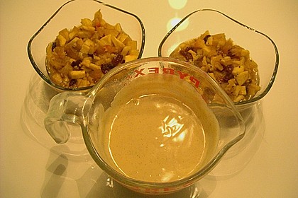 Apfelgr&uuml;tze mit warmer Vanille - Zimt - Sauce 1