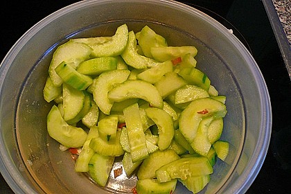 Asiatischer Gurkensalat 5