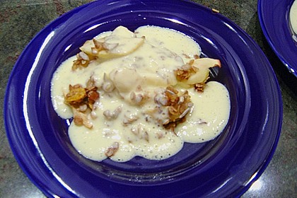 Apfel Crisp mit Vanilleso&szlig;e 1