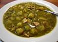 Rosenkohlsuppe mit Lauch