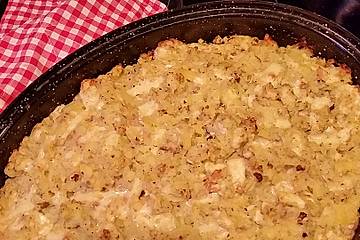 Kartoffelgratin mit Nüssen
