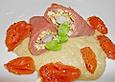 Lammr&ouml;llchen mit Auberginenp&uuml;ree