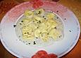 Lachstortellini mit K&auml;utersauce