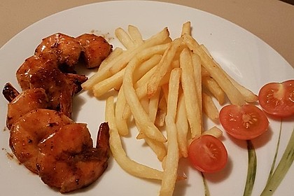 BBQ Garnelen in Honig - Senf - Sauce 4