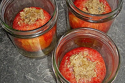 Ganzer Bratapfel im Glas 3