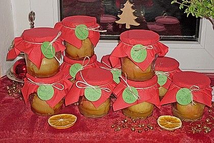 Ganzer Bratapfel im Glas 10