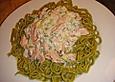 Tagliatelle mit R&auml;ucherlachs - Dill - Sahne
