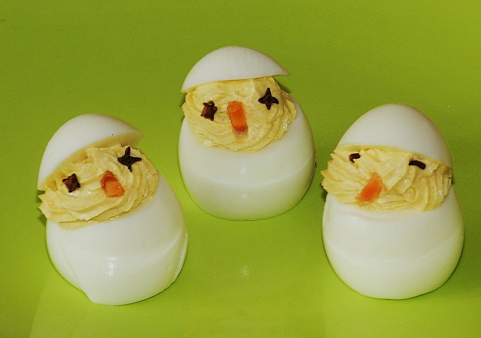 Gefüllte Eier mit Frischkäsefüllung (Rezept mit Bild) | Chefkoch.de