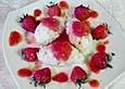 Sommerdessert mit Erdbeeren und Milchreis