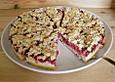 Johannisbeerkuchen mit wei&szlig;en Schokostreuseln von Sarah