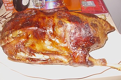 Meine Weihnachtsgans mit Hackfleischf&uuml;llung