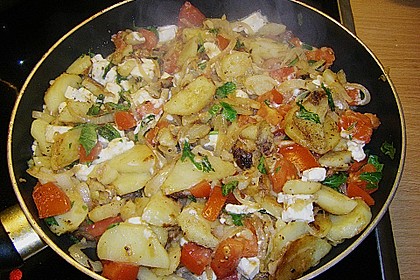 Sayas vegetarische Kartoffelpfanne