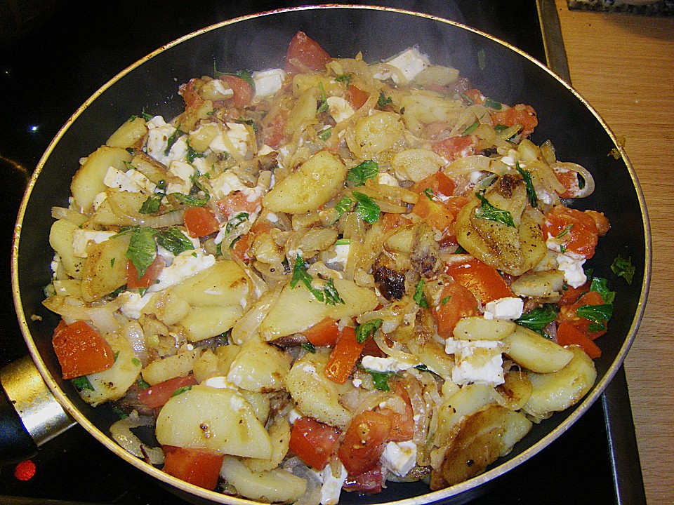 Sayas vegetarische Kartoffelpfanne (Rezept mit Bild) | Chefkoch.de