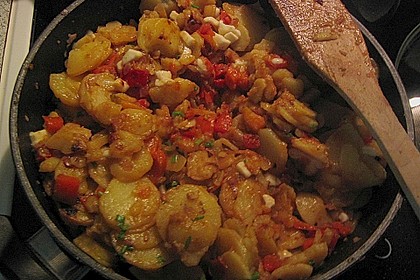 Sayas vegetarische Kartoffelpfanne 1