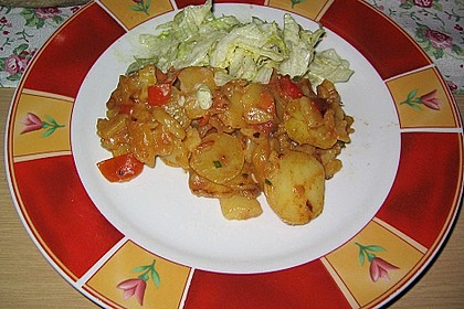 Sayas vegetarische Kartoffelpfanne 2