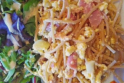 Sayas leichte Spaghetti Carbonara 6