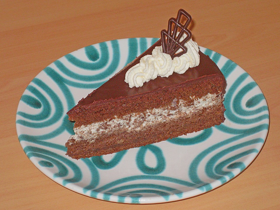 Gefüllte Schoko - Nuss - Torte (Rezept mit Bild) | Chefkoch.de