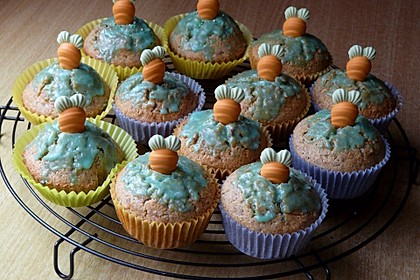 Möhren - Muffins 2