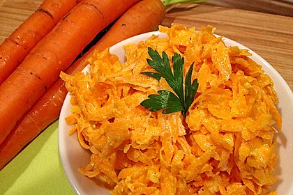 Möhrensalat mit Knoblauch und Mayonnaise 3