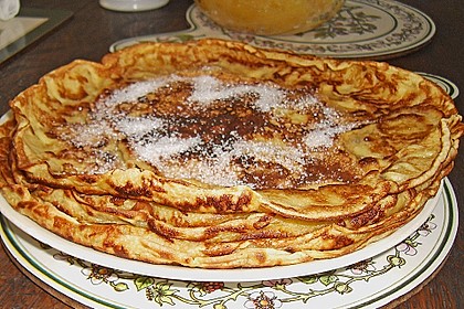 Eierkuchen mit wenig Eiern