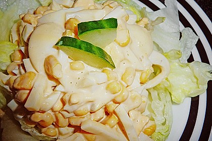 Eiersalat mit Mais 1