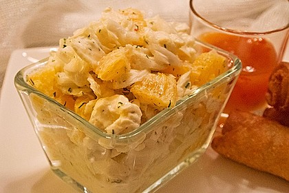 Chinakohl mit Orangenwürfeln 19