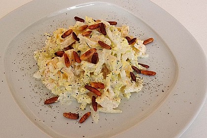 Chinakohl mit Orangenwürfeln 8