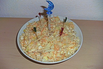 Amerikanischer Wei&szlig;krautsalat