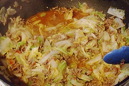 Gebratener Chinakohl 1