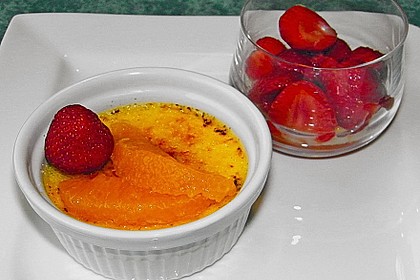 Orangen - Cr&egrave;me br&ucirc;l&eacute;e