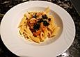 Penne mit K&uuml;rbis in leichter Zimtso&szlig;e