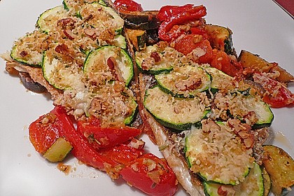 Doradenfilet mit Zucchini - Schuppen und Nuss - K&auml;se - Kruste 2
