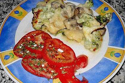 H&auml;hnchen - Brokkoli - Auflauf 1
