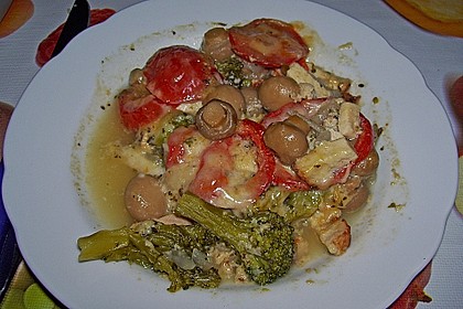H&auml;hnchen - Brokkoli - Auflauf 4