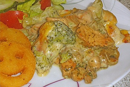 H&auml;hnchen - Brokkoli - Auflauf 7