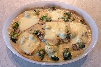 H&auml;hnchen - Brokkoli - Auflauf 10