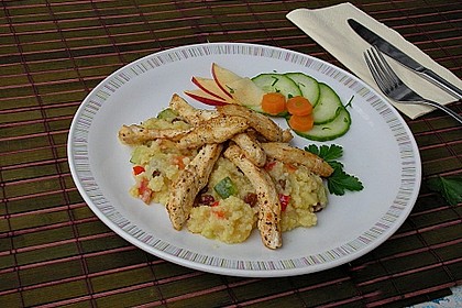 Putenfleisch mit Taboul&eacute; und B&auml;rlauchsauce 2