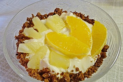 Obstsalat mit Quark 1