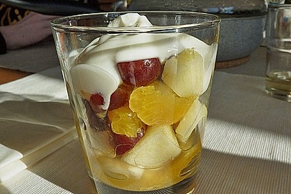 Obstsalat mit Quark 6