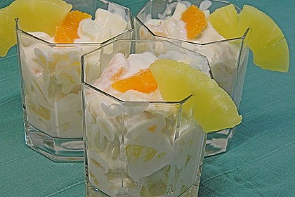 Obstsalat mit Quark 8