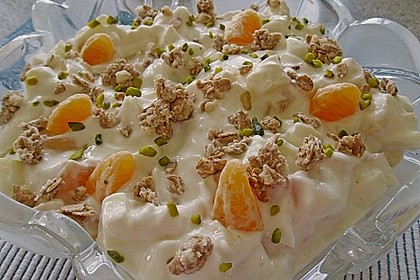Obstsalat mit Quark 13