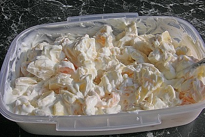 Obstsalat mit Quark 15