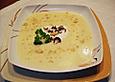 Crunchy Erdnuss - Kartoffelsuppe
