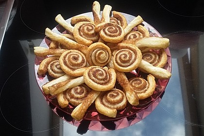 Zimtschnecken aus Blätterteig 16